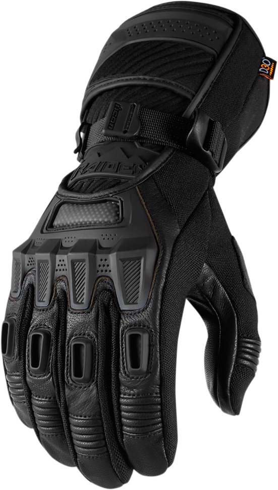 Icon Raiden Alcan перчатки - черные