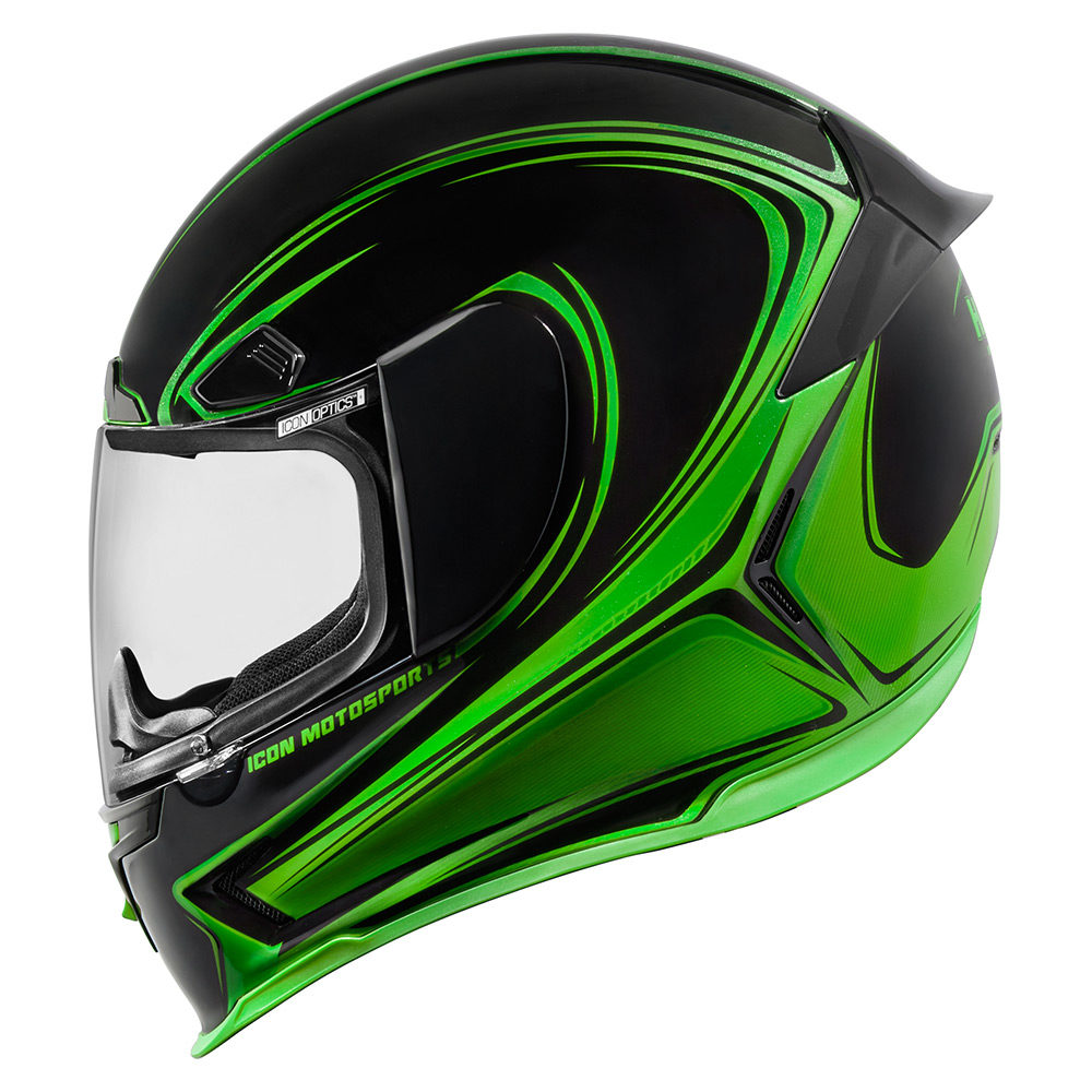 Icon Airframe Pro Halo шлем - зеленый