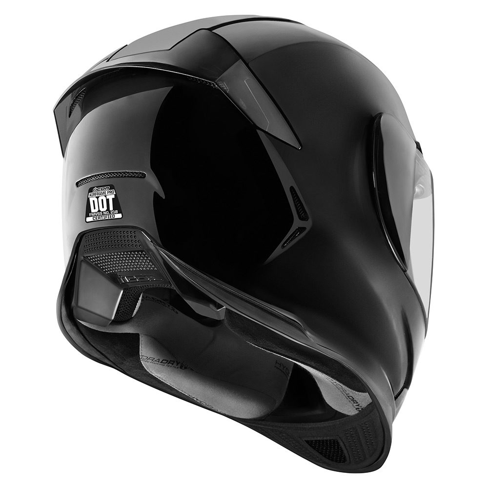 Icon Airframe Pro Gloss шлем - черный