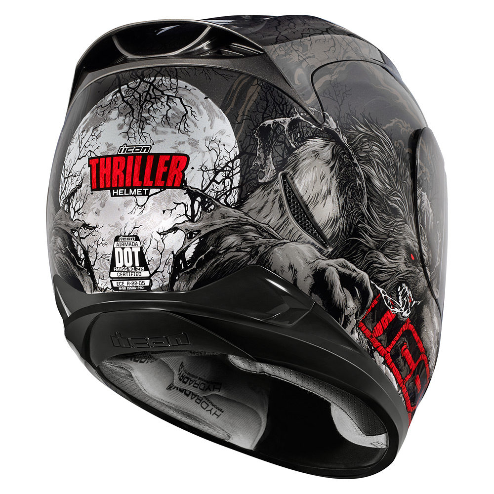 Icon Airmada Thriller шлем - черный