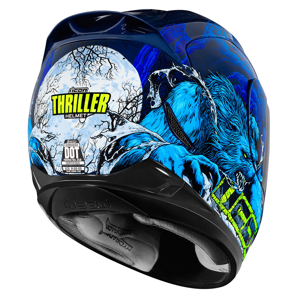 Icon Airmada Thriller шлем - синий